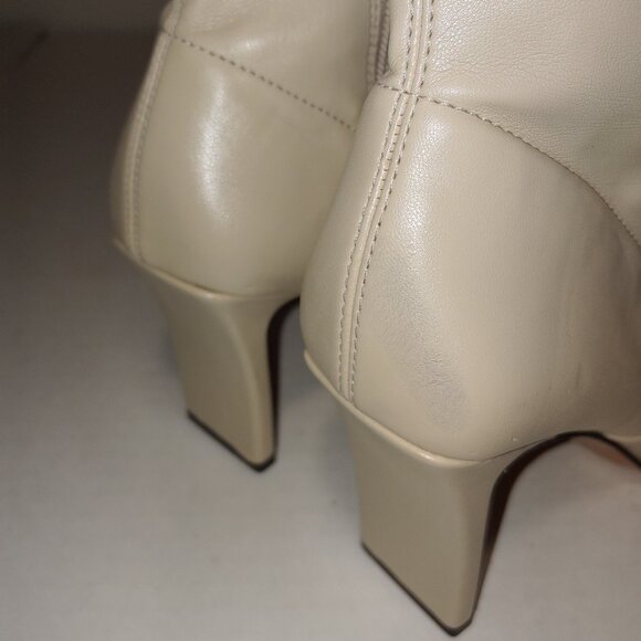 Franco Sarto Avana Mid Calf Boot Size 5.5 Cream - Picture 11 of 11